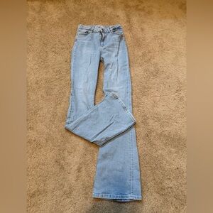 Zara Light Blue Flare & Wide Leg Jeans